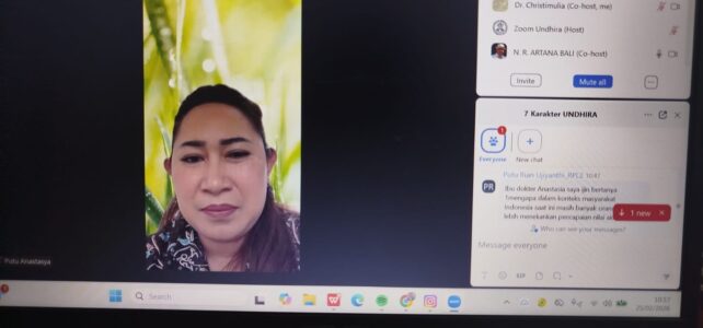 Salam Teladan dan Unggulan Kegiatan Pertama Lembaga Karakter Universitas Dhyana Pura